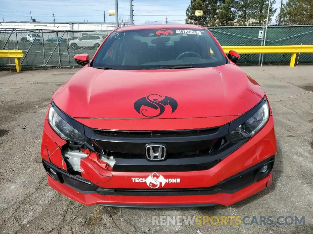 5 Photograph of a damaged car 2HGFC2F88LH588516 HONDA CIVIC 2020