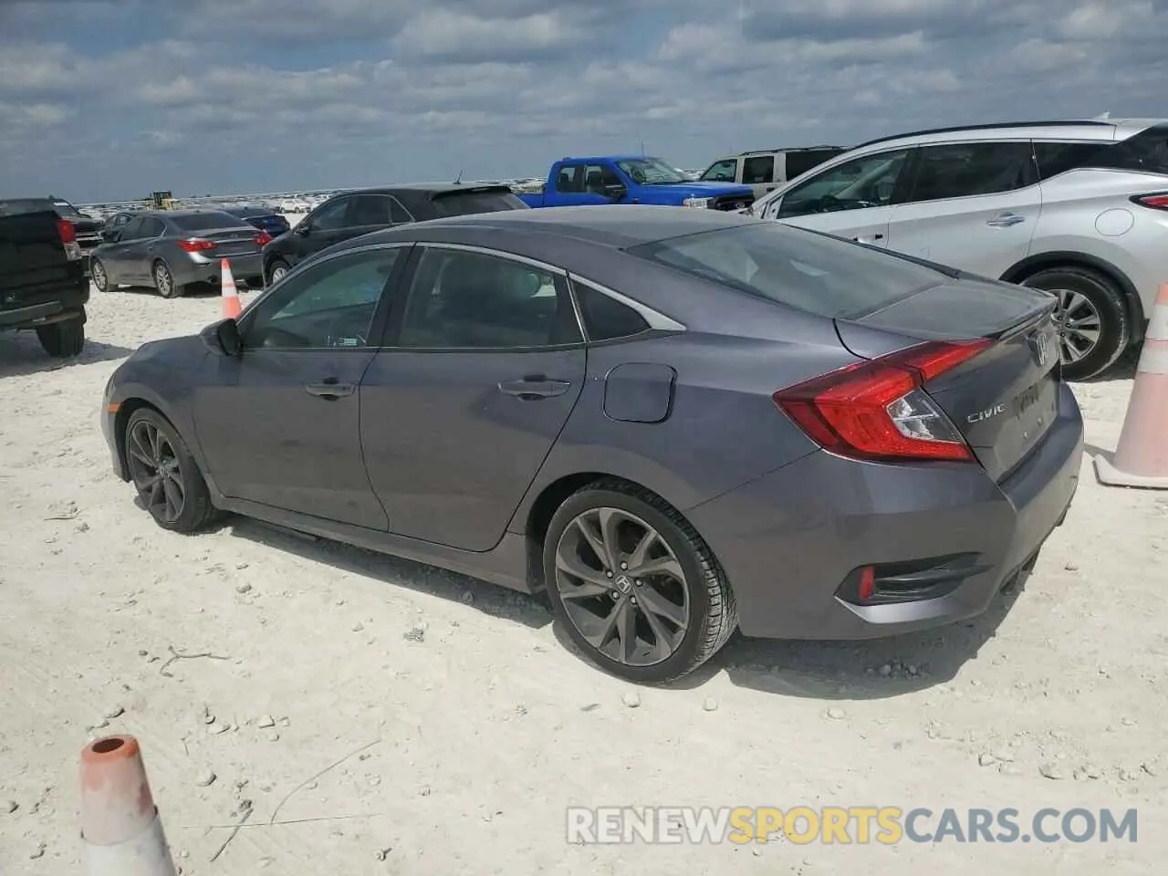 2 Photograph of a damaged car 2HGFC2F88LH592386 HONDA CIVIC 2020