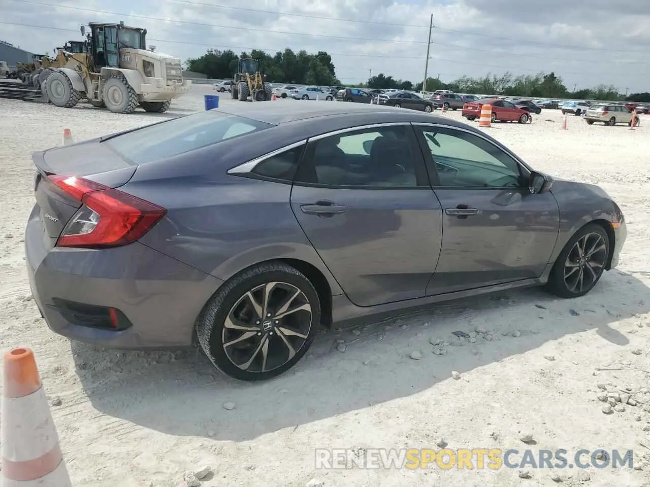 3 Photograph of a damaged car 2HGFC2F88LH592386 HONDA CIVIC 2020