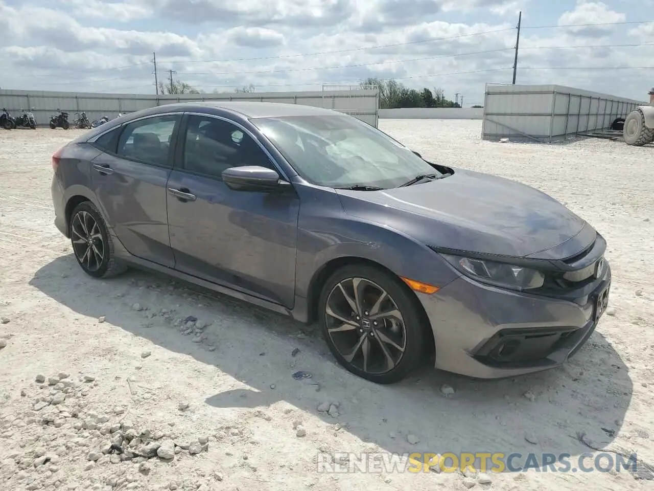 4 Photograph of a damaged car 2HGFC2F88LH592386 HONDA CIVIC 2020