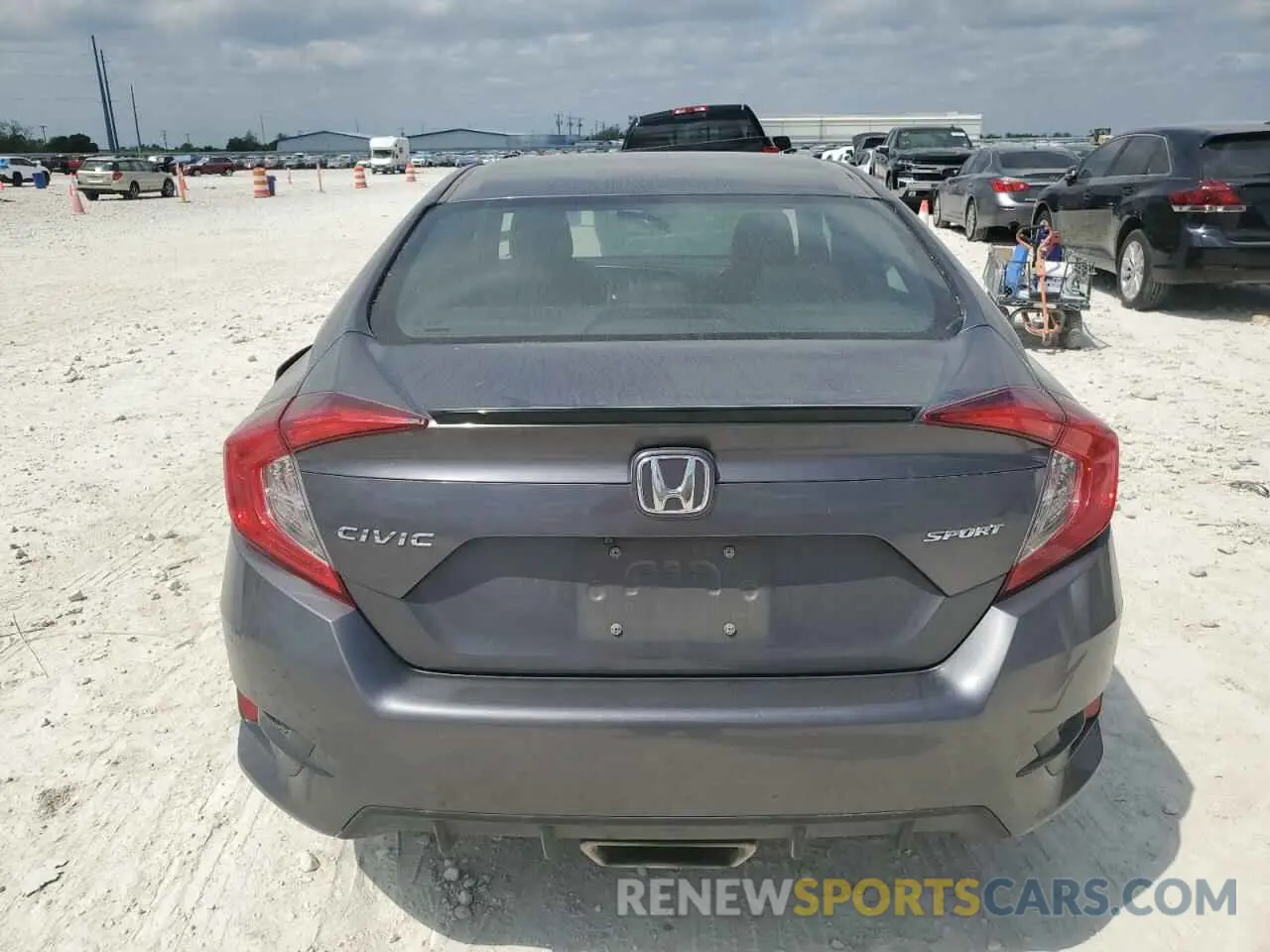 6 Photograph of a damaged car 2HGFC2F88LH592386 HONDA CIVIC 2020