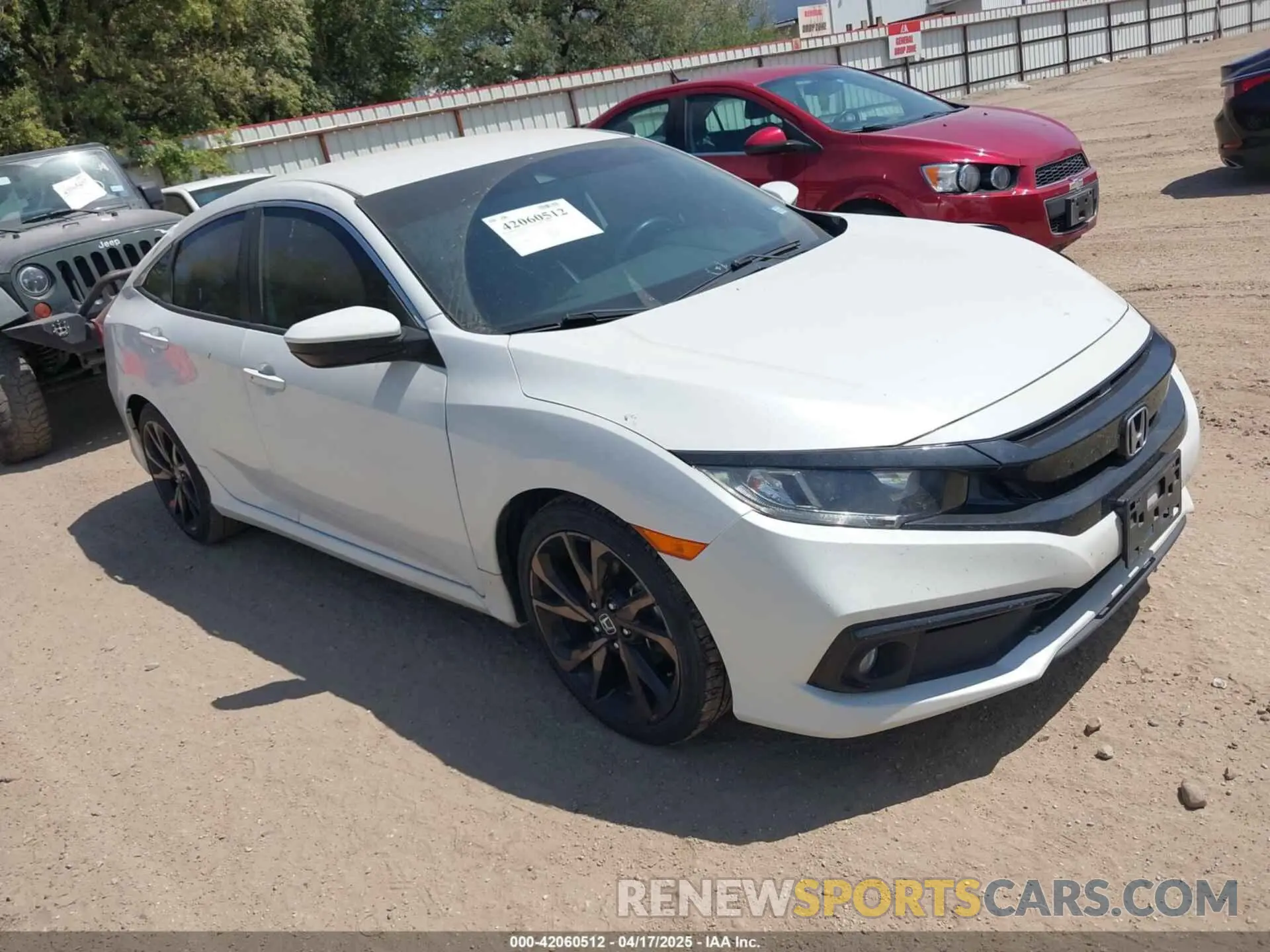 1 Photograph of a damaged car 2HGFC2F88LH599533 HONDA CIVIC 2020