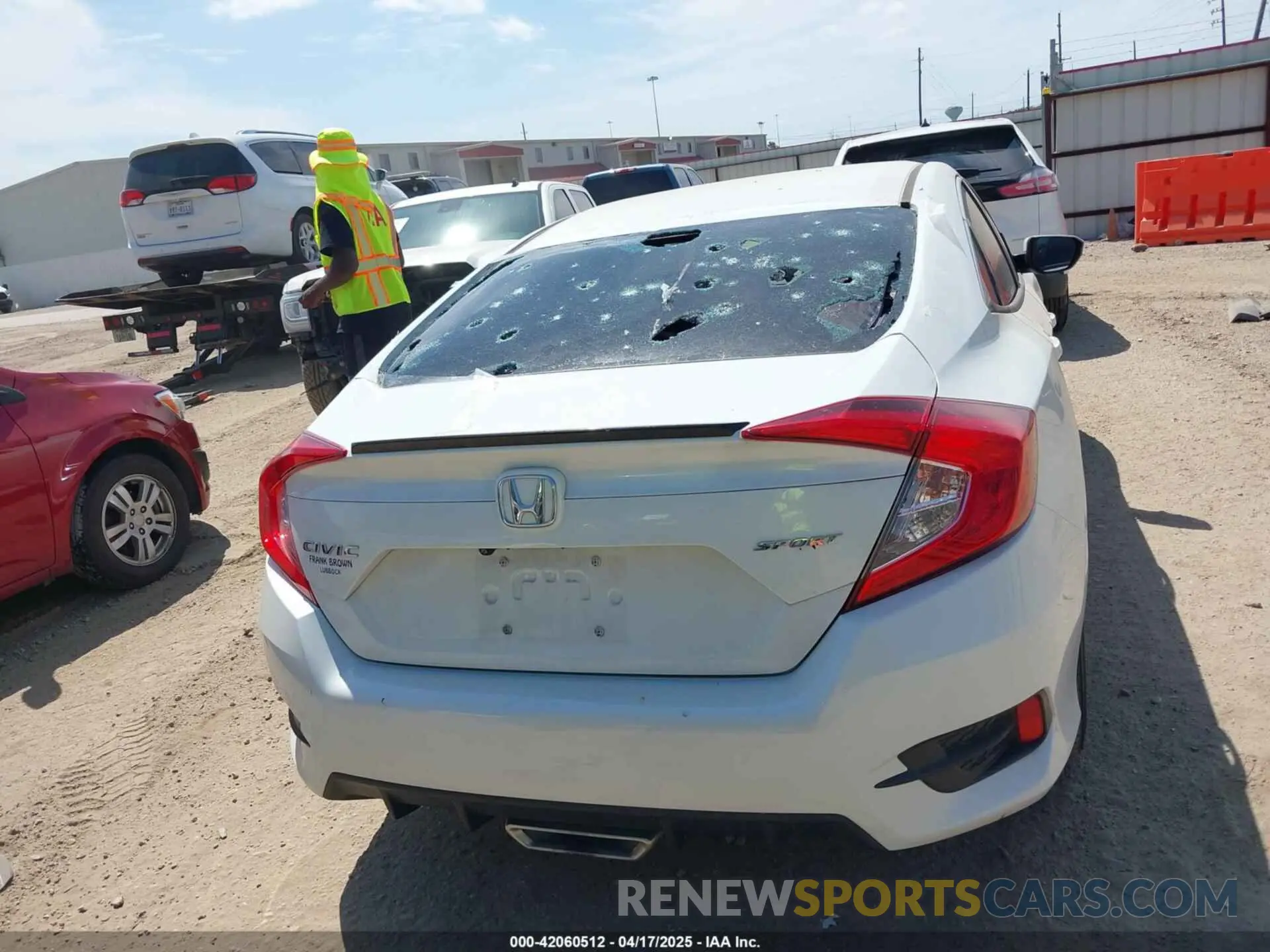 16 Photograph of a damaged car 2HGFC2F88LH599533 HONDA CIVIC 2020