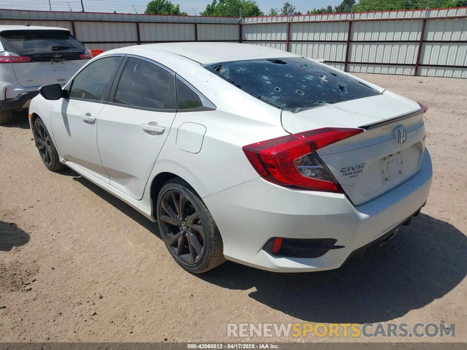 3 Photograph of a damaged car 2HGFC2F88LH599533 HONDA CIVIC 2020