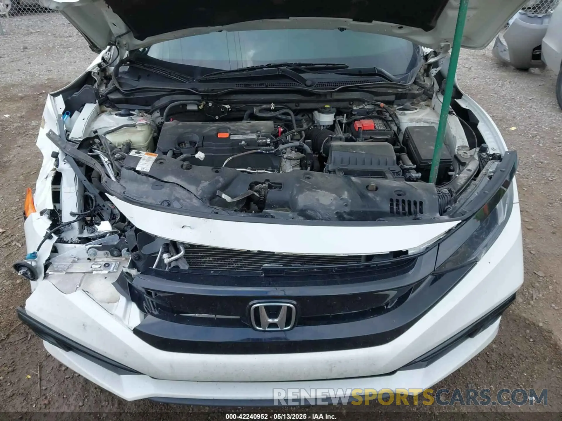 10 Photograph of a damaged car 2HGFC2F89LH504574 HONDA CIVIC 2020