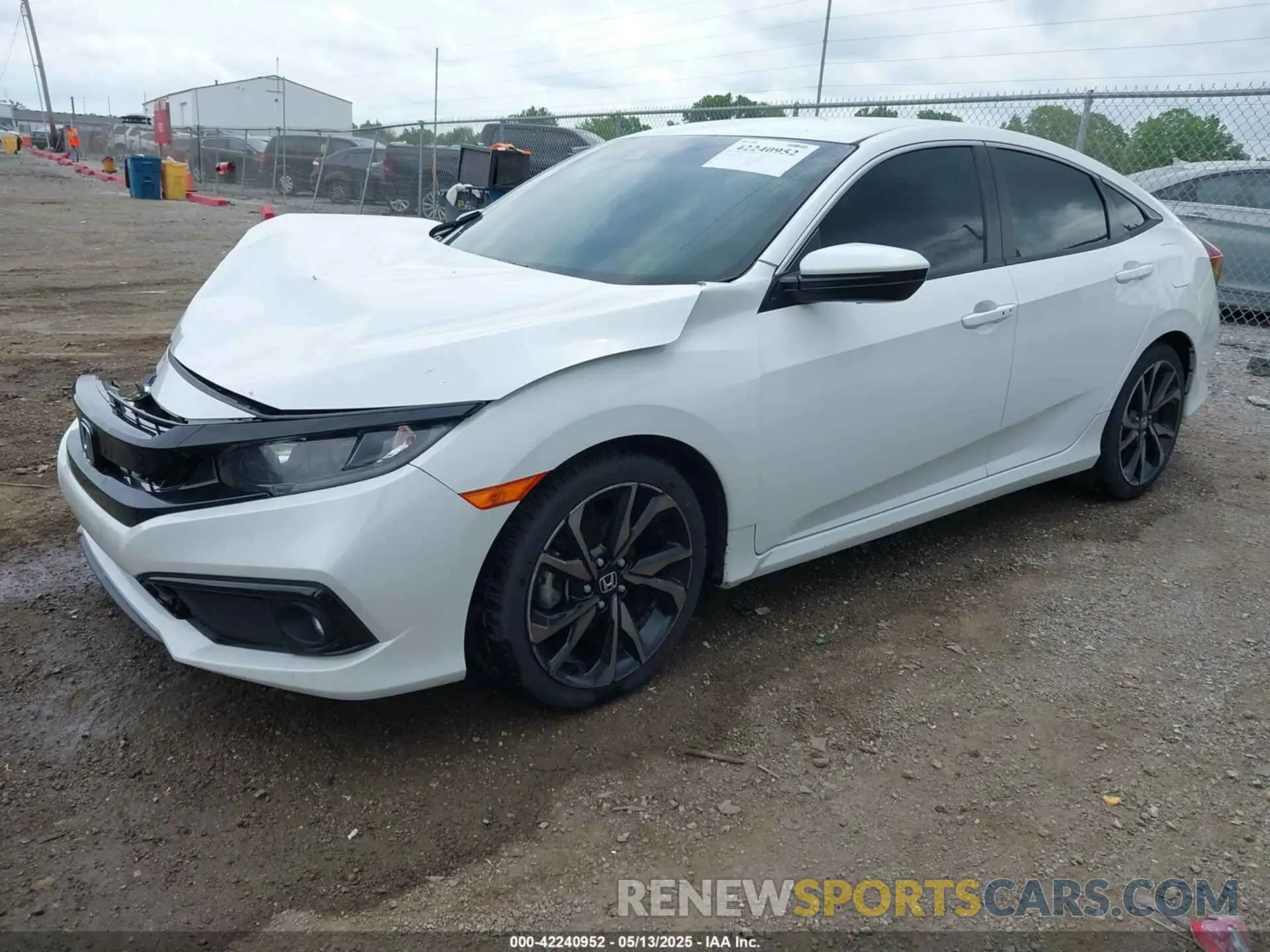 2 Photograph of a damaged car 2HGFC2F89LH504574 HONDA CIVIC 2020