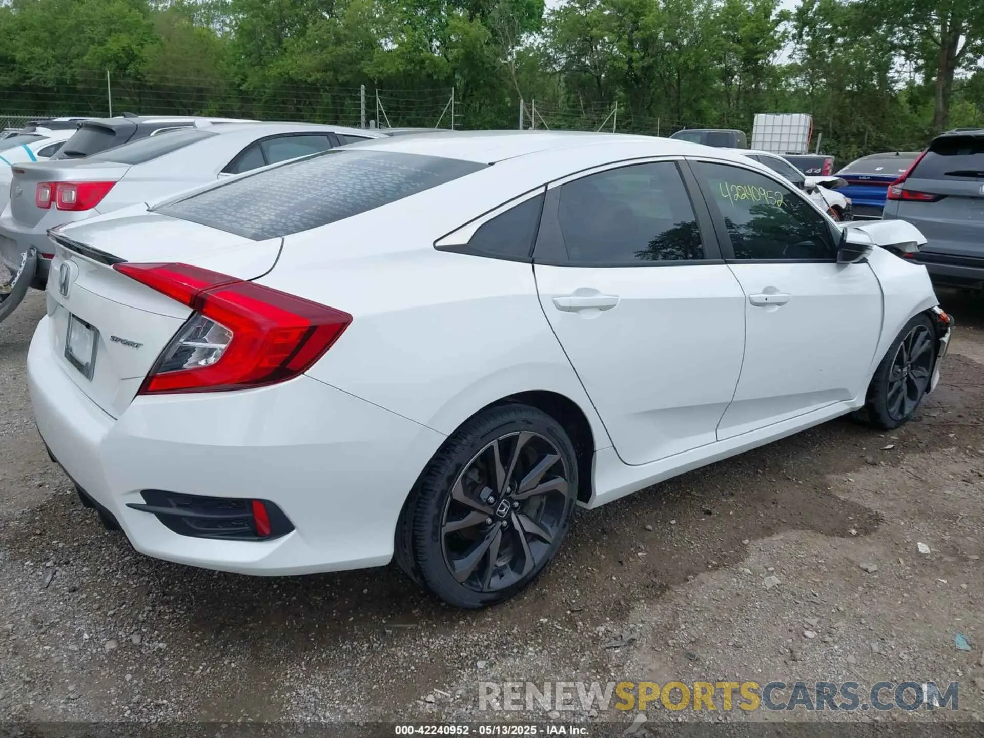 4 Photograph of a damaged car 2HGFC2F89LH504574 HONDA CIVIC 2020