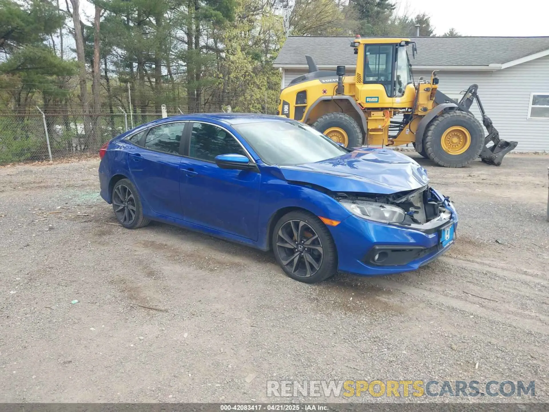 1 Photograph of a damaged car 2HGFC2F89LH523366 HONDA CIVIC 2020