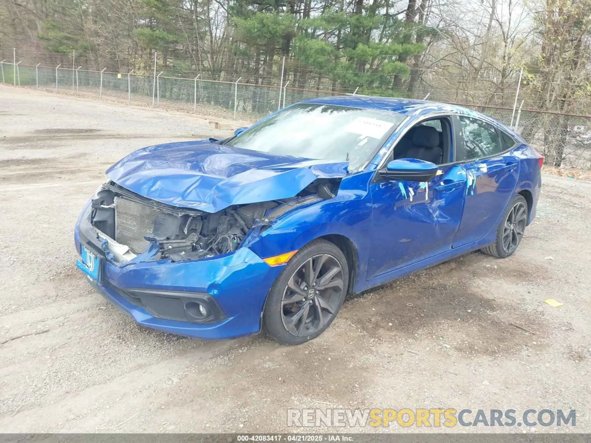 2 Photograph of a damaged car 2HGFC2F89LH523366 HONDA CIVIC 2020
