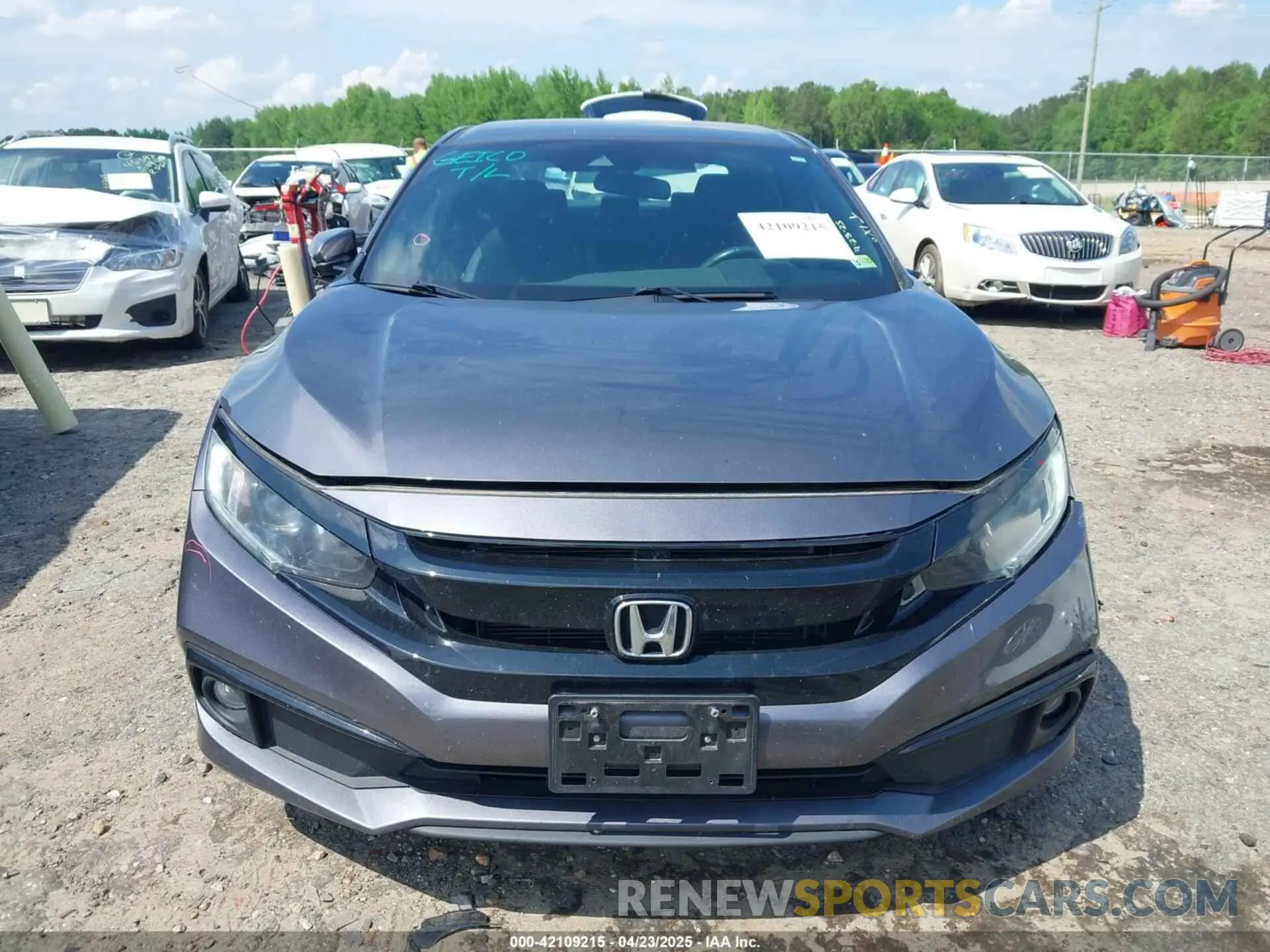 12 Photograph of a damaged car 2HGFC2F89LH529605 HONDA CIVIC 2020