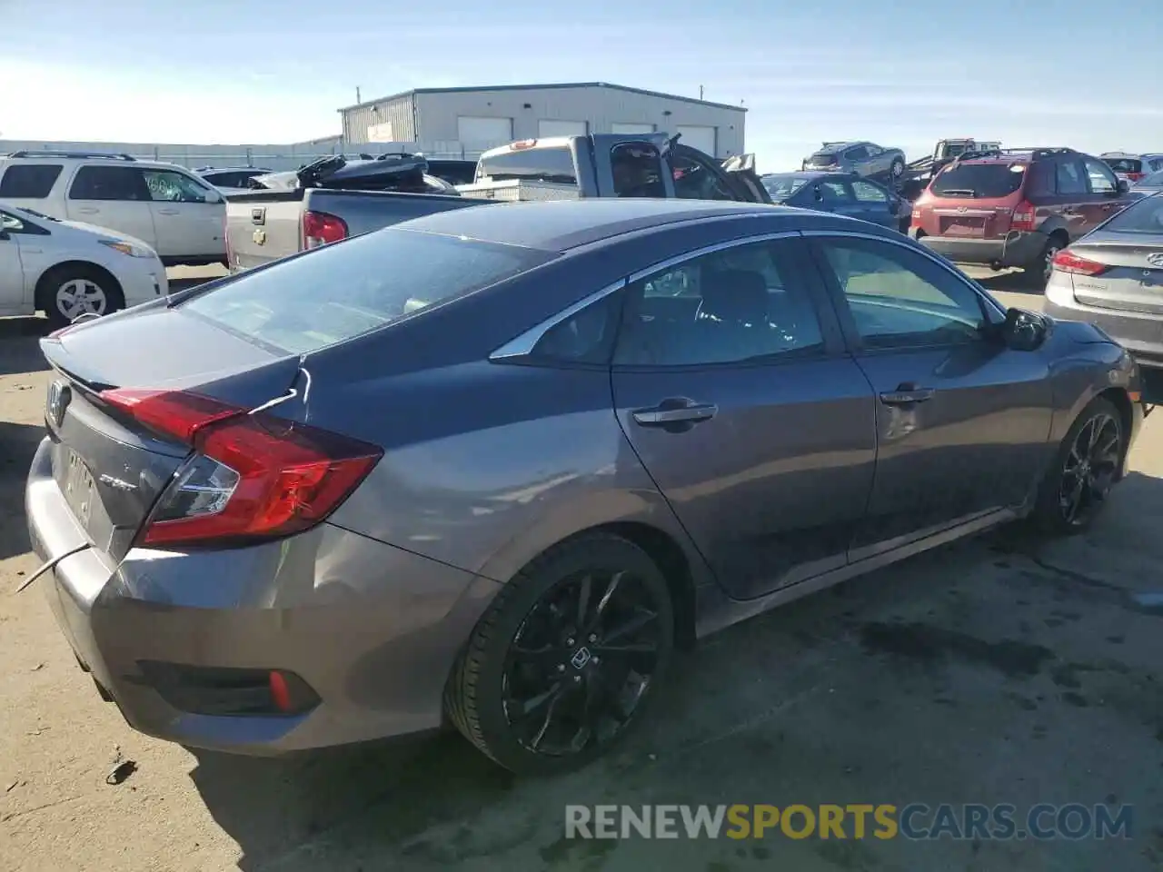 3 Photograph of a damaged car 2HGFC2F89LH542256 HONDA CIVIC 2020