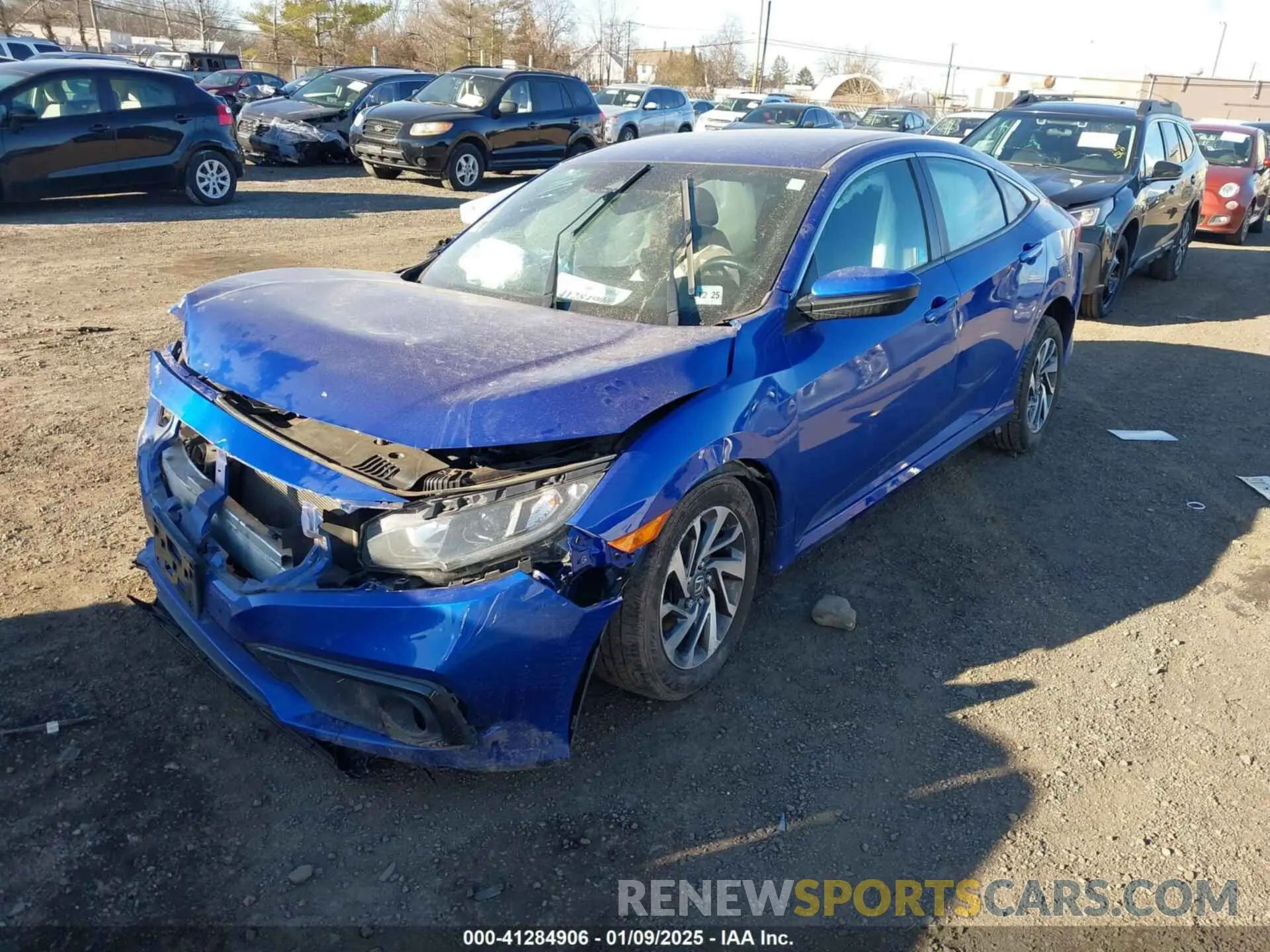 2 Photograph of a damaged car 2HGFC2F89LH543147 HONDA CIVIC 2020