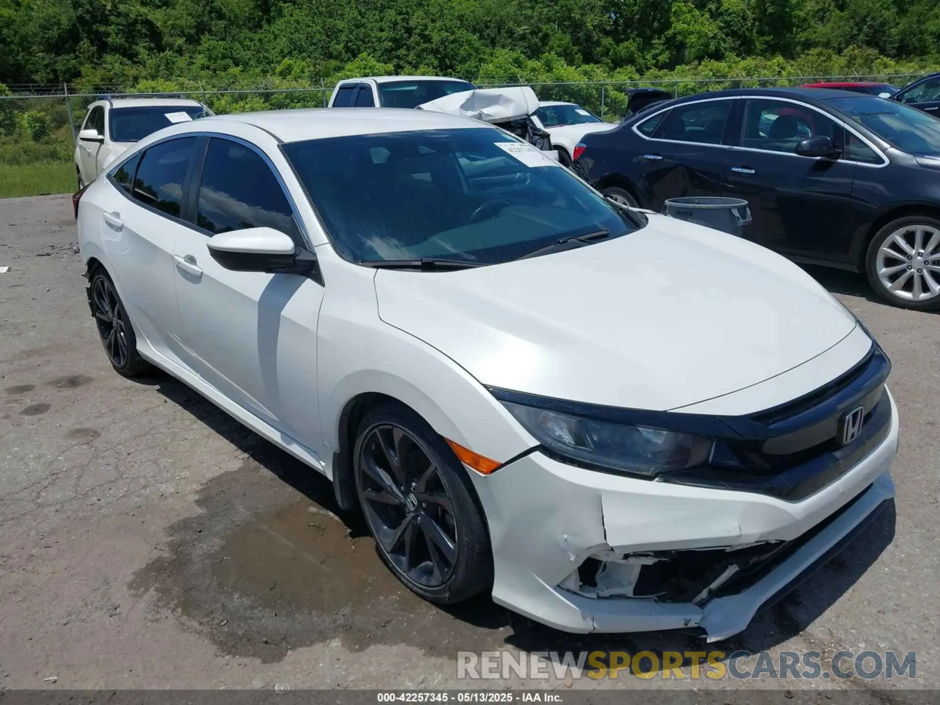 1 Photograph of a damaged car 2HGFC2F89LH556674 HONDA CIVIC 2020