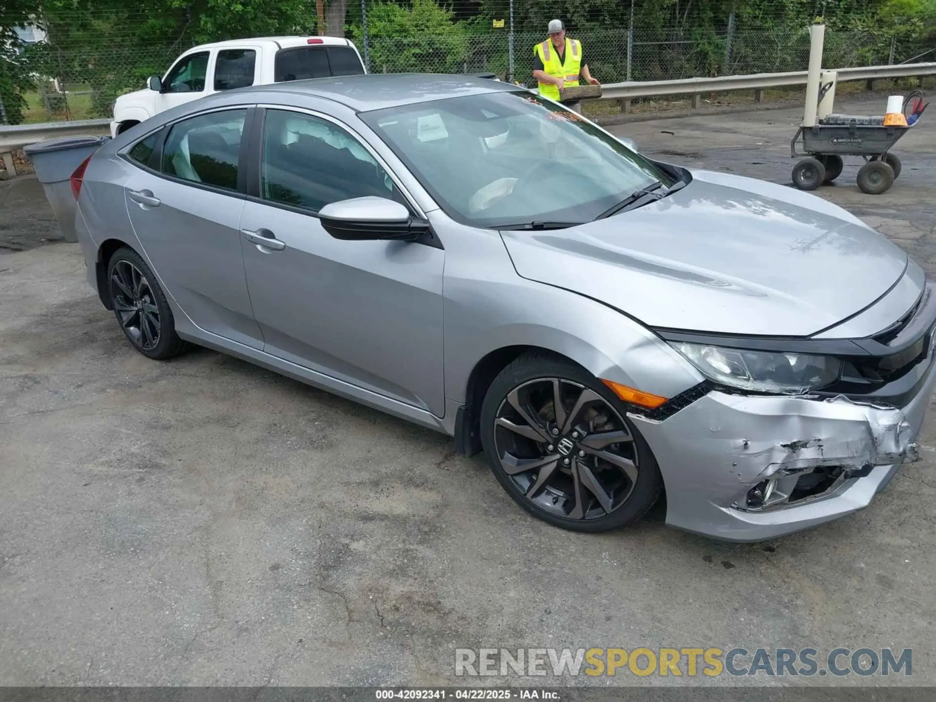 1 Photograph of a damaged car 2HGFC2F89LH562653 HONDA CIVIC 2020