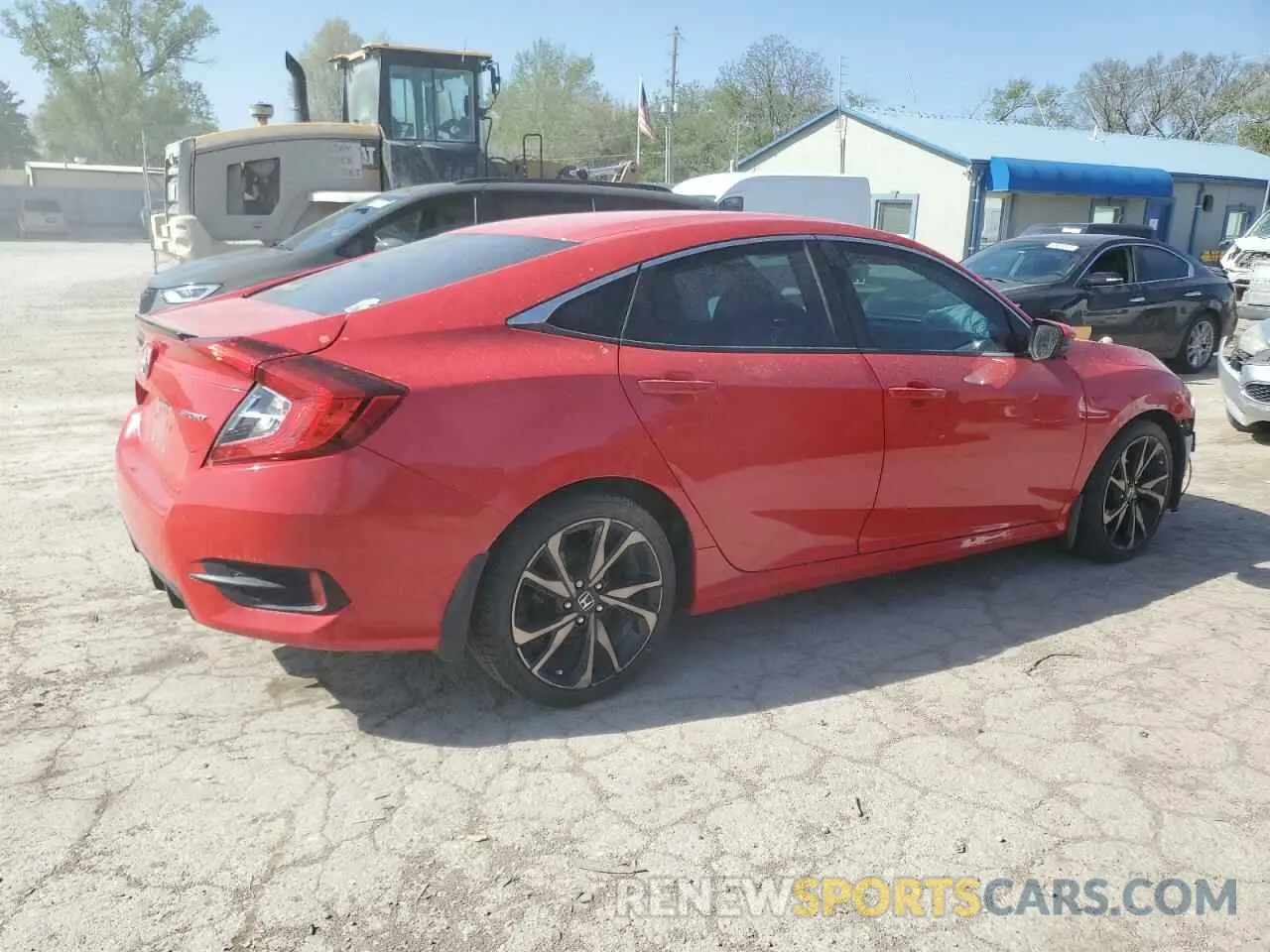 3 Photograph of a damaged car 2HGFC2F89LH564662 HONDA CIVIC 2020