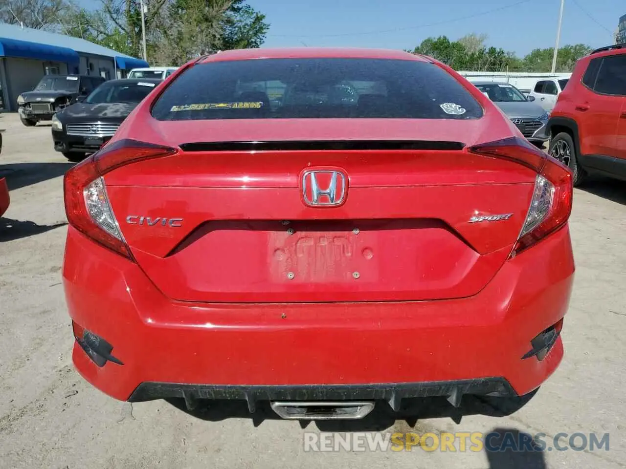 6 Photograph of a damaged car 2HGFC2F89LH564662 HONDA CIVIC 2020