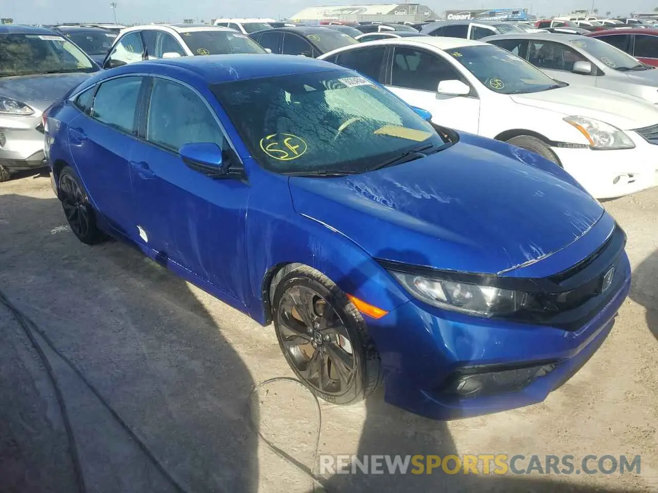 4 Photograph of a damaged car 2HGFC2F89LH584085 HONDA CIVIC 2020