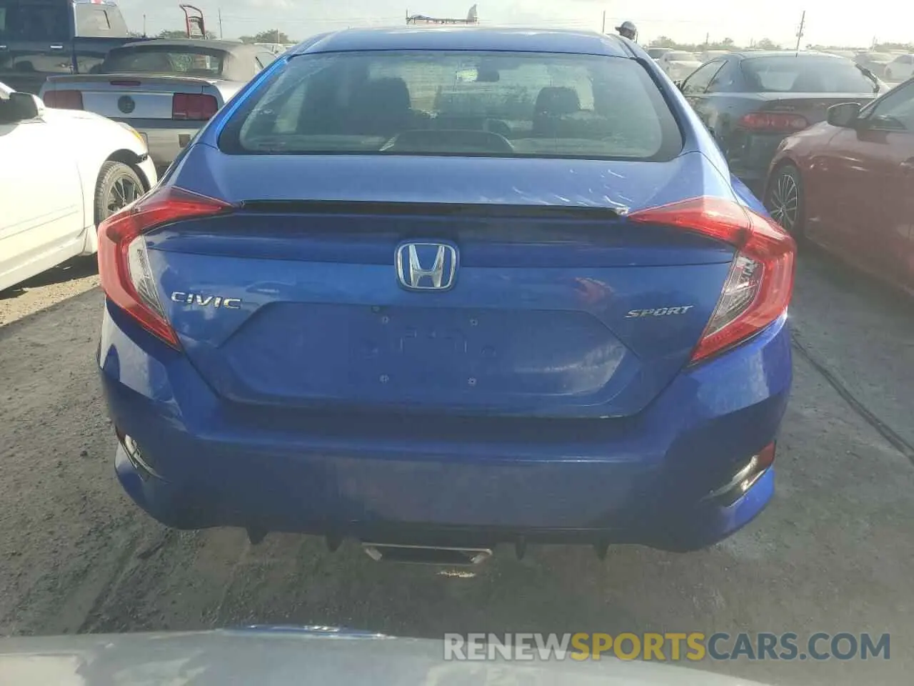 6 Photograph of a damaged car 2HGFC2F89LH584085 HONDA CIVIC 2020