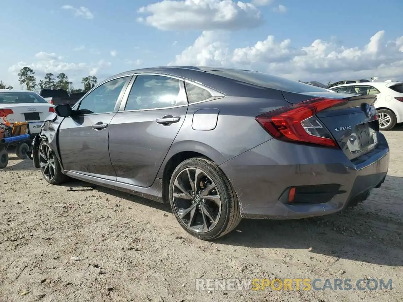 2 Photograph of a damaged car 2HGFC2F89LH586130 HONDA CIVIC 2020