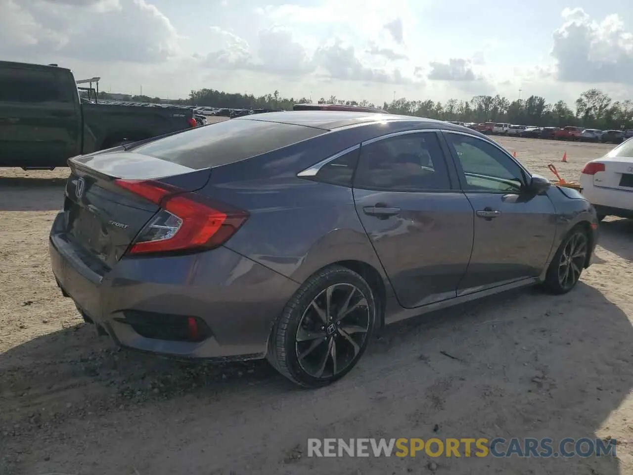3 Photograph of a damaged car 2HGFC2F89LH586130 HONDA CIVIC 2020