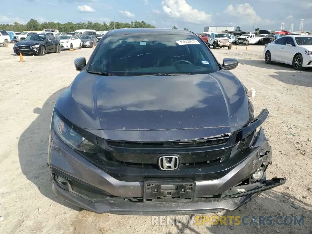 5 Photograph of a damaged car 2HGFC2F89LH586130 HONDA CIVIC 2020