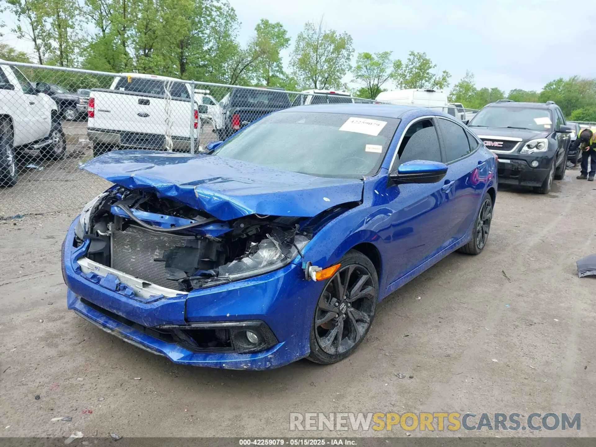 2 Photograph of a damaged car 2HGFC2F89LH601970 HONDA CIVIC 2020