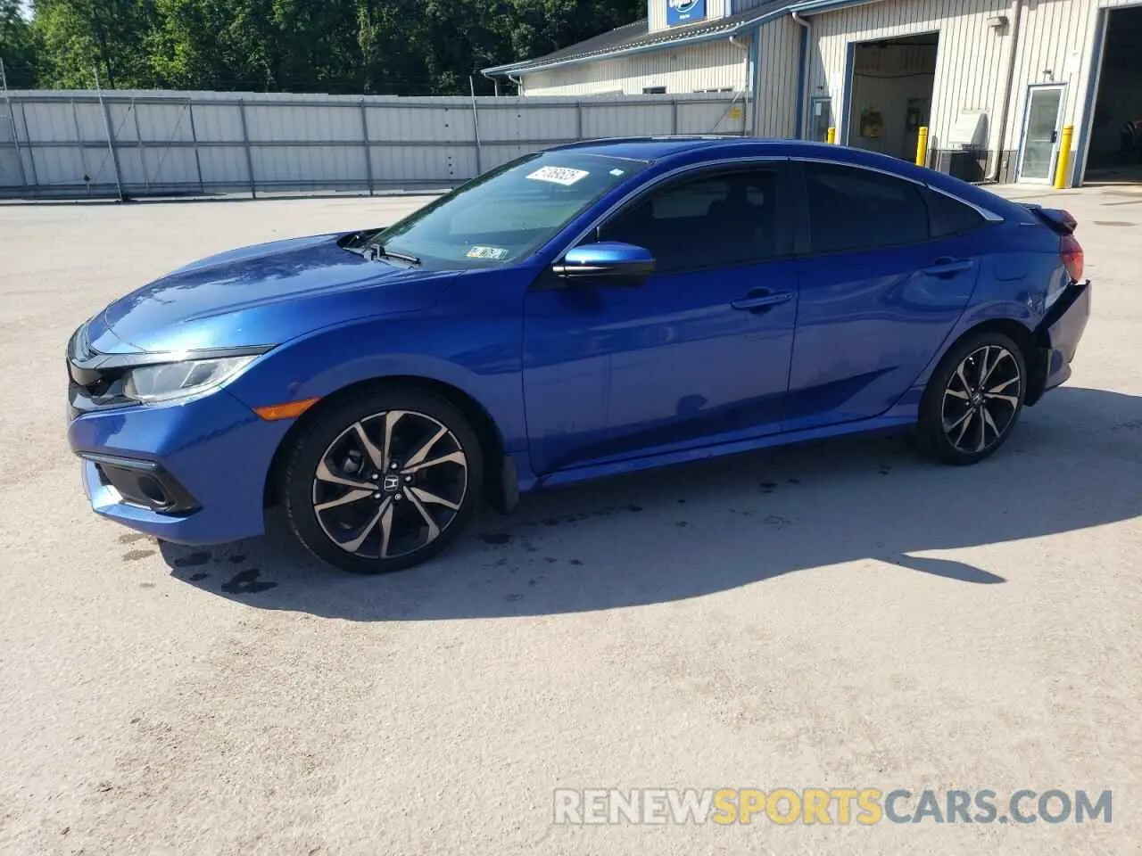 1 Photograph of a damaged car 2HGFC2F8XLH514496 HONDA CIVIC 2020