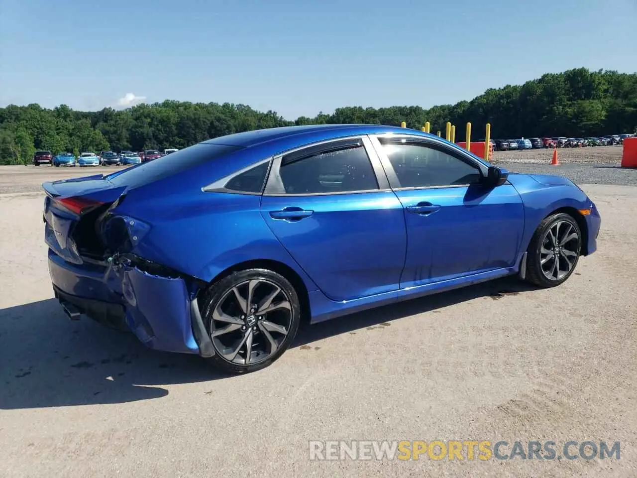 3 Photograph of a damaged car 2HGFC2F8XLH514496 HONDA CIVIC 2020