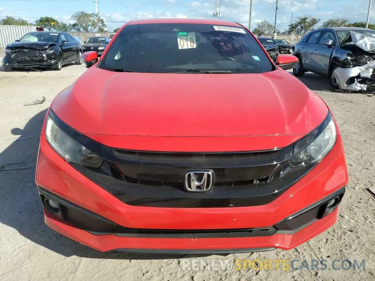 5 Photograph of a damaged car 2HGFC2F8XLH533212 HONDA CIVIC 2020