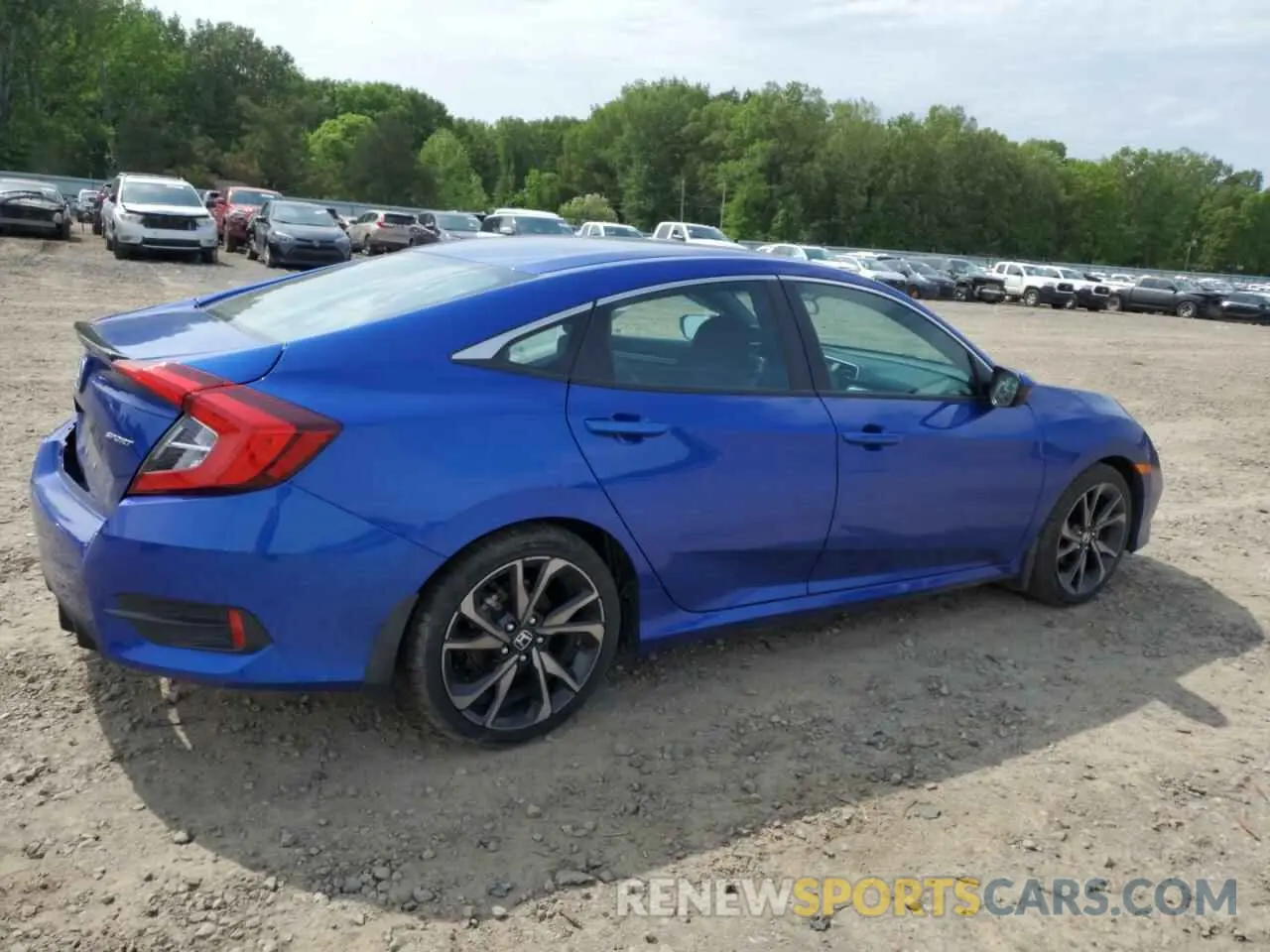 3 Photograph of a damaged car 2HGFC2F8XLH548874 HONDA CIVIC 2020