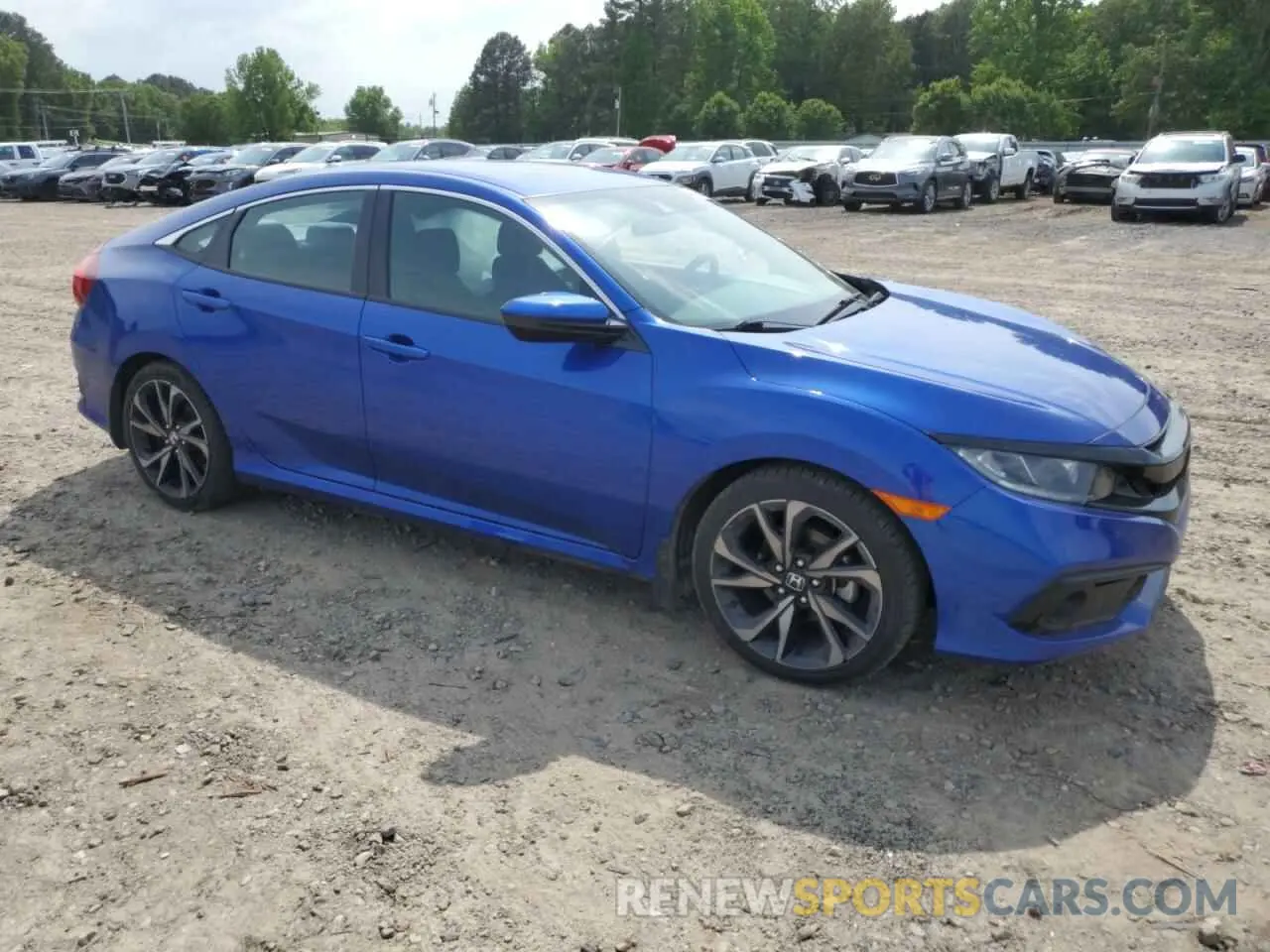 4 Photograph of a damaged car 2HGFC2F8XLH548874 HONDA CIVIC 2020