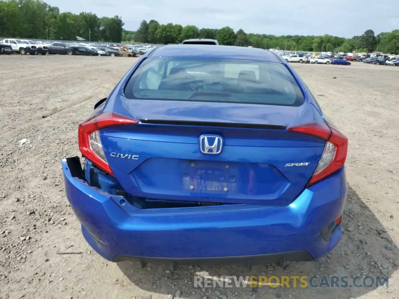 6 Photograph of a damaged car 2HGFC2F8XLH548874 HONDA CIVIC 2020