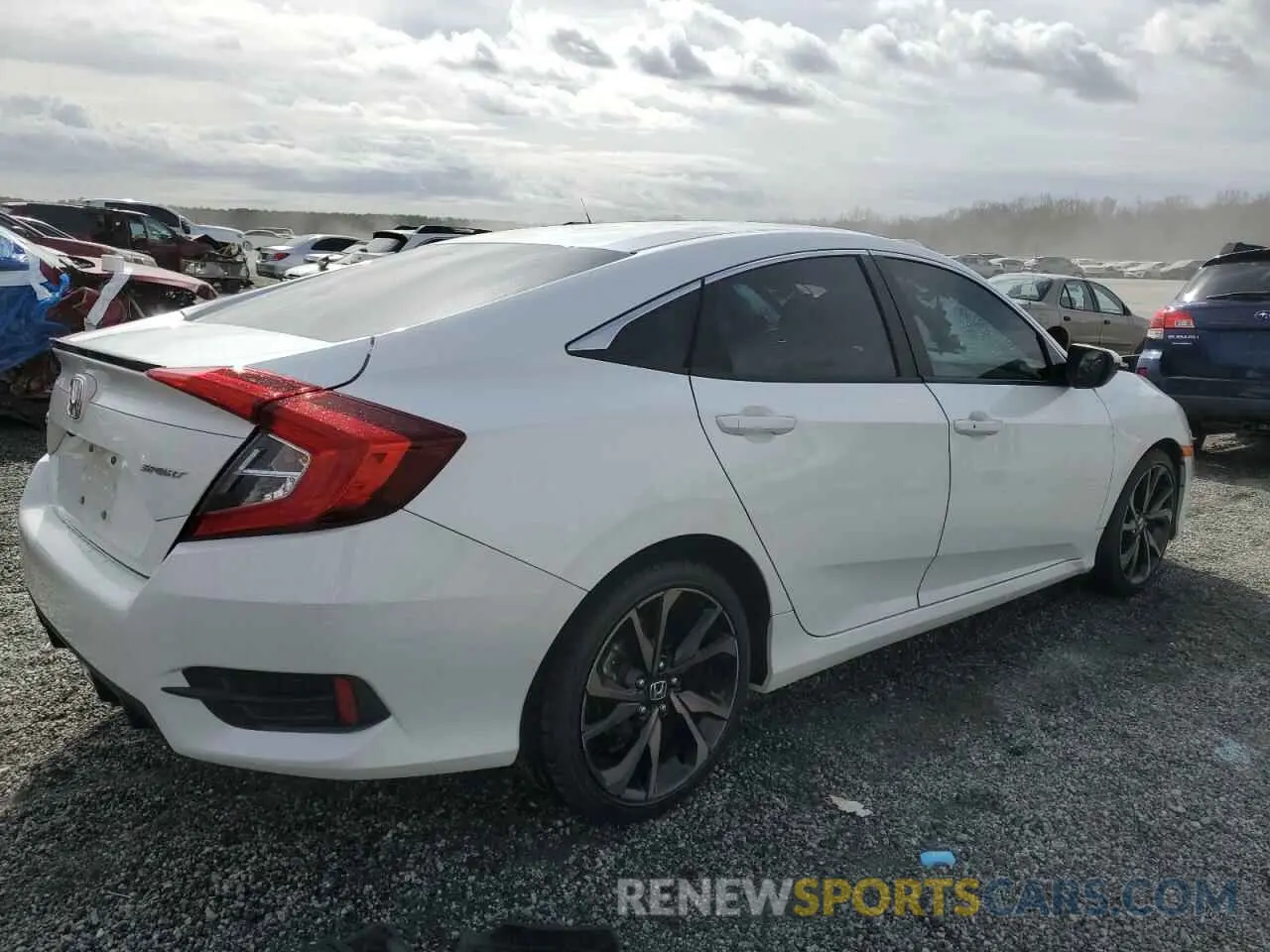 3 Photograph of a damaged car 2HGFC2F8XLH559616 HONDA CIVIC 2020