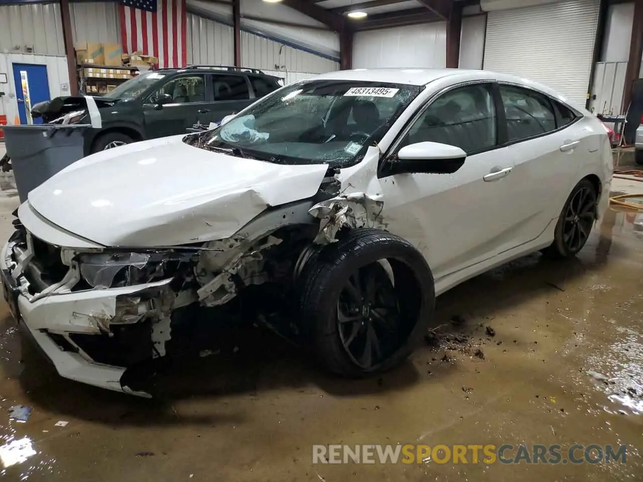 1 Photograph of a damaged car 2HGFC2F8XLH561950 HONDA CIVIC 2020