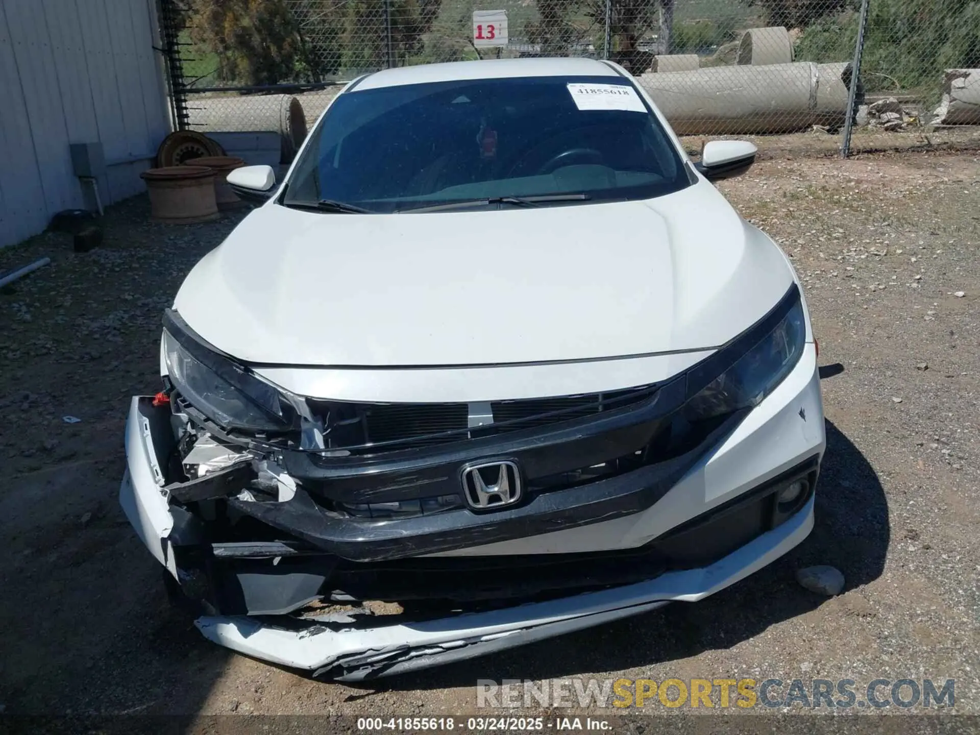 12 Photograph of a damaged car 2HGFC2F8XLH570437 HONDA CIVIC 2020