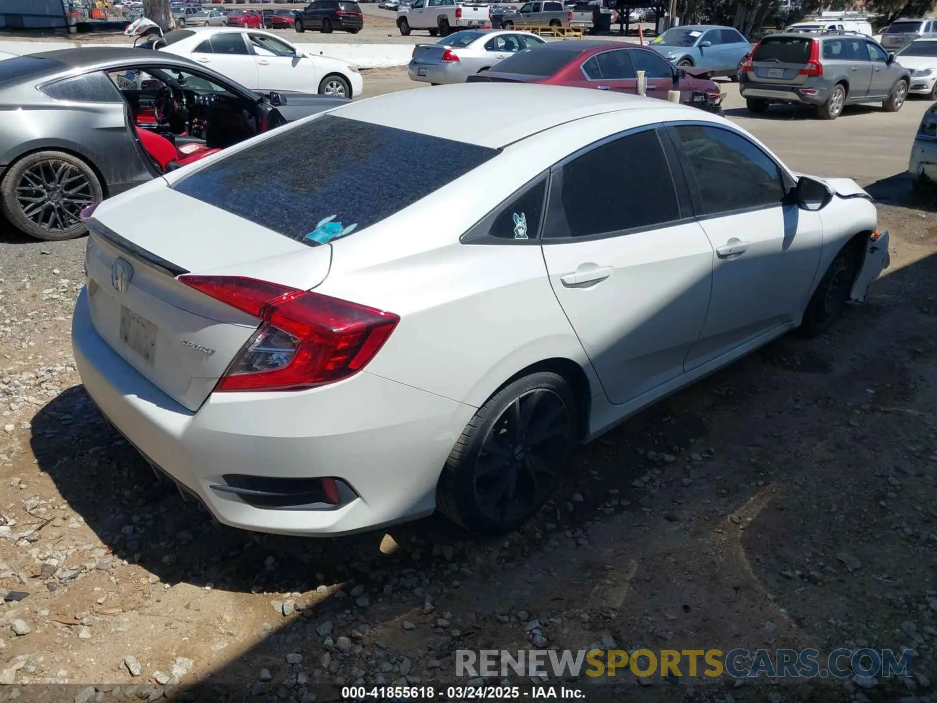4 Photograph of a damaged car 2HGFC2F8XLH570437 HONDA CIVIC 2020