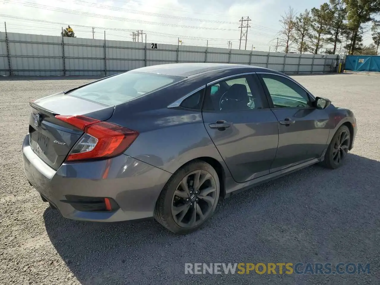 3 Photograph of a damaged car 2HGFC2F8XLH586119 HONDA CIVIC 2020