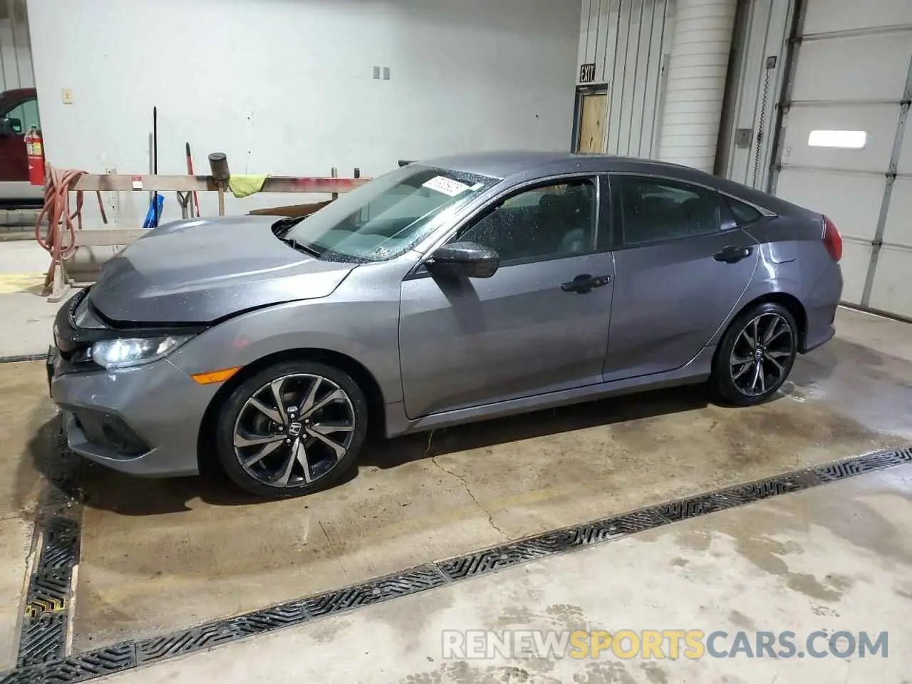 1 Photograph of a damaged car 2HGFC2F8XLH588047 HONDA CIVIC 2020
