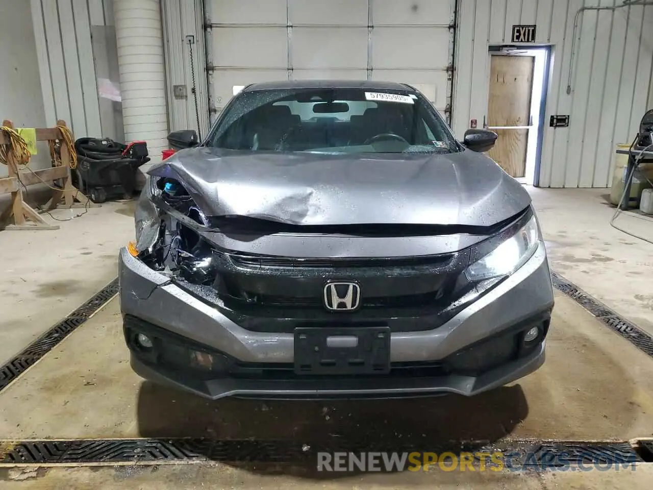 5 Photograph of a damaged car 2HGFC2F8XLH588047 HONDA CIVIC 2020
