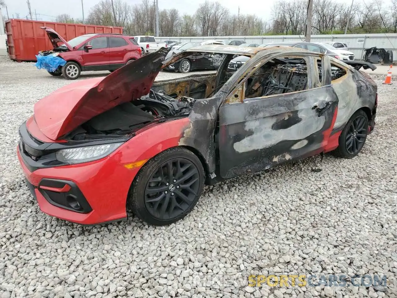 1 Photograph of a damaged car 2HGFC3A50LH752764 HONDA CIVIC 2020