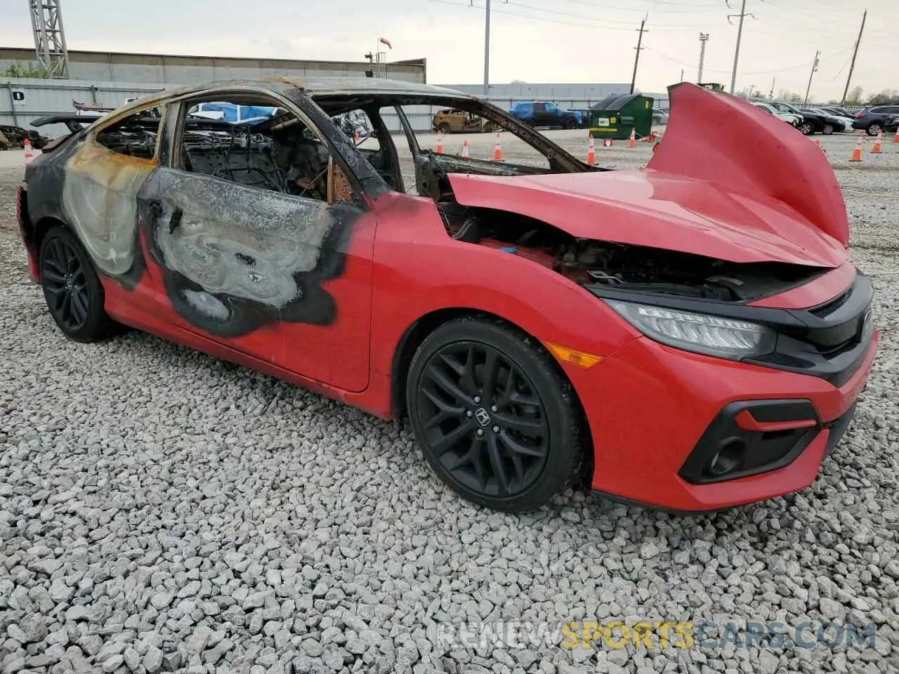 4 Photograph of a damaged car 2HGFC3A50LH752764 HONDA CIVIC 2020