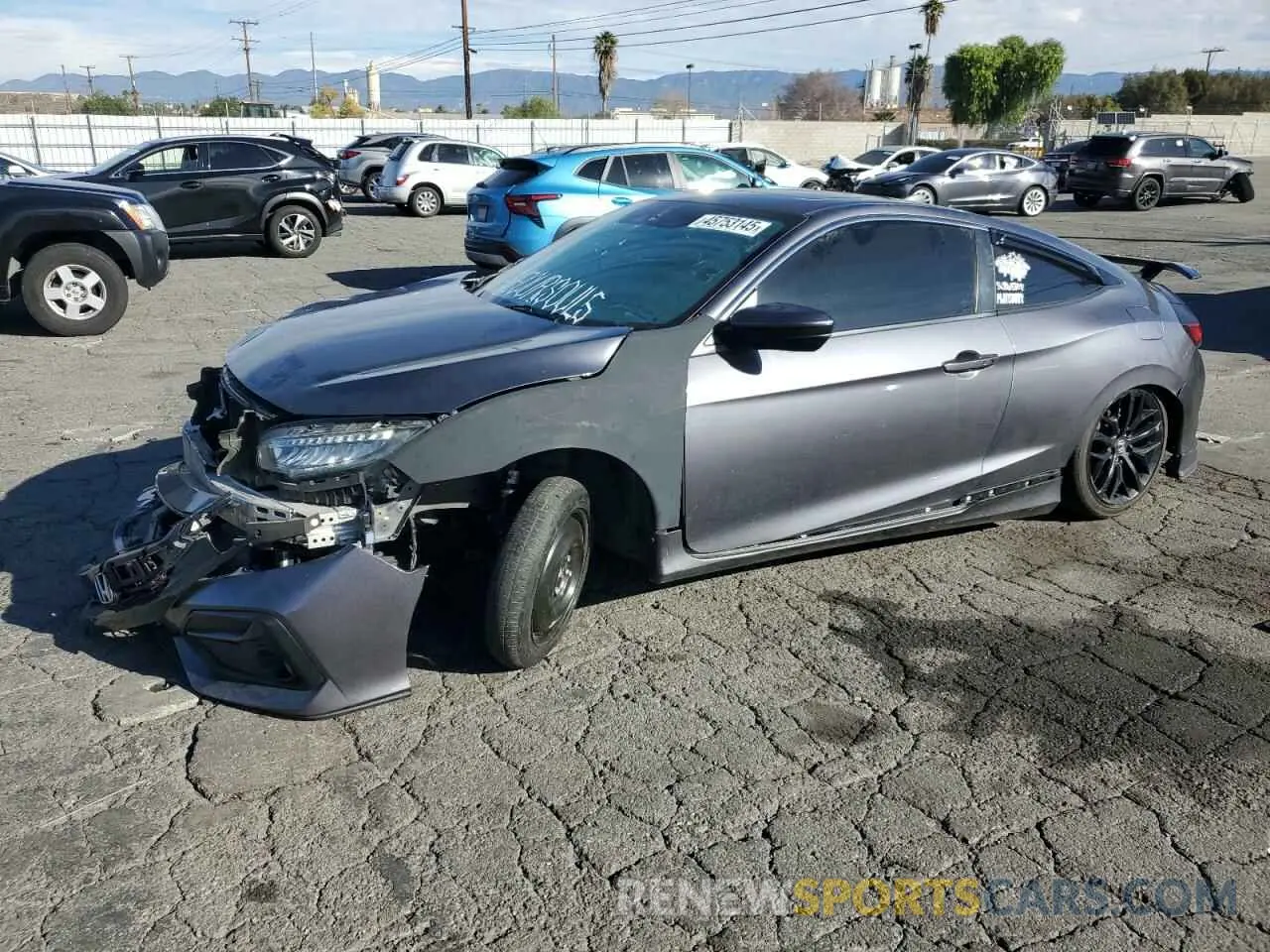 1 Photograph of a damaged car 2HGFC3A50LH752828 HONDA CIVIC 2020
