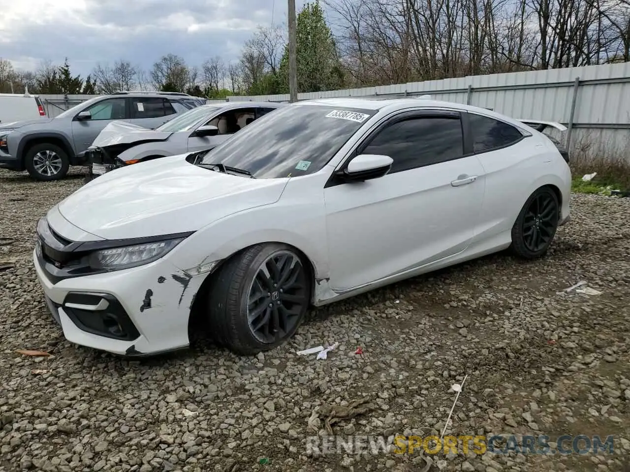 1 Photograph of a damaged car 2HGFC3A52LH751244 HONDA CIVIC 2020