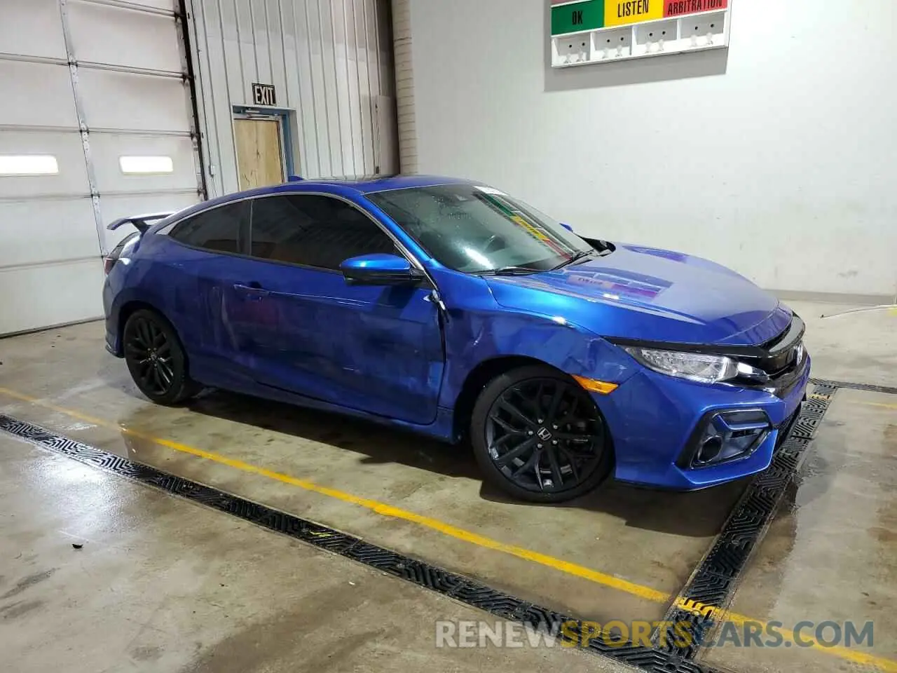 4 Photograph of a damaged car 2HGFC3A55LH750573 HONDA CIVIC 2020