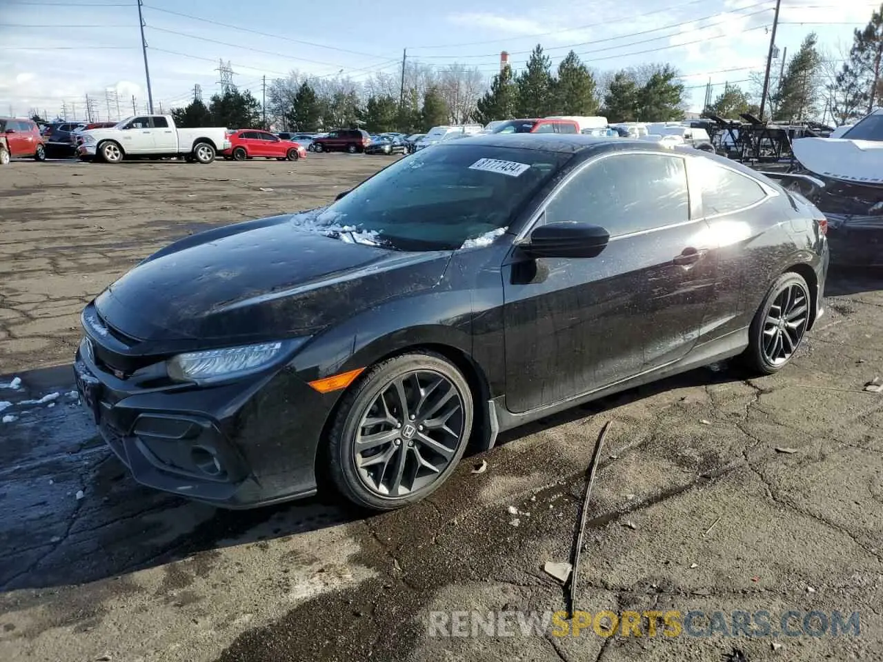 1 Photograph of a damaged car 2HGFC3A57LH752308 HONDA CIVIC 2020