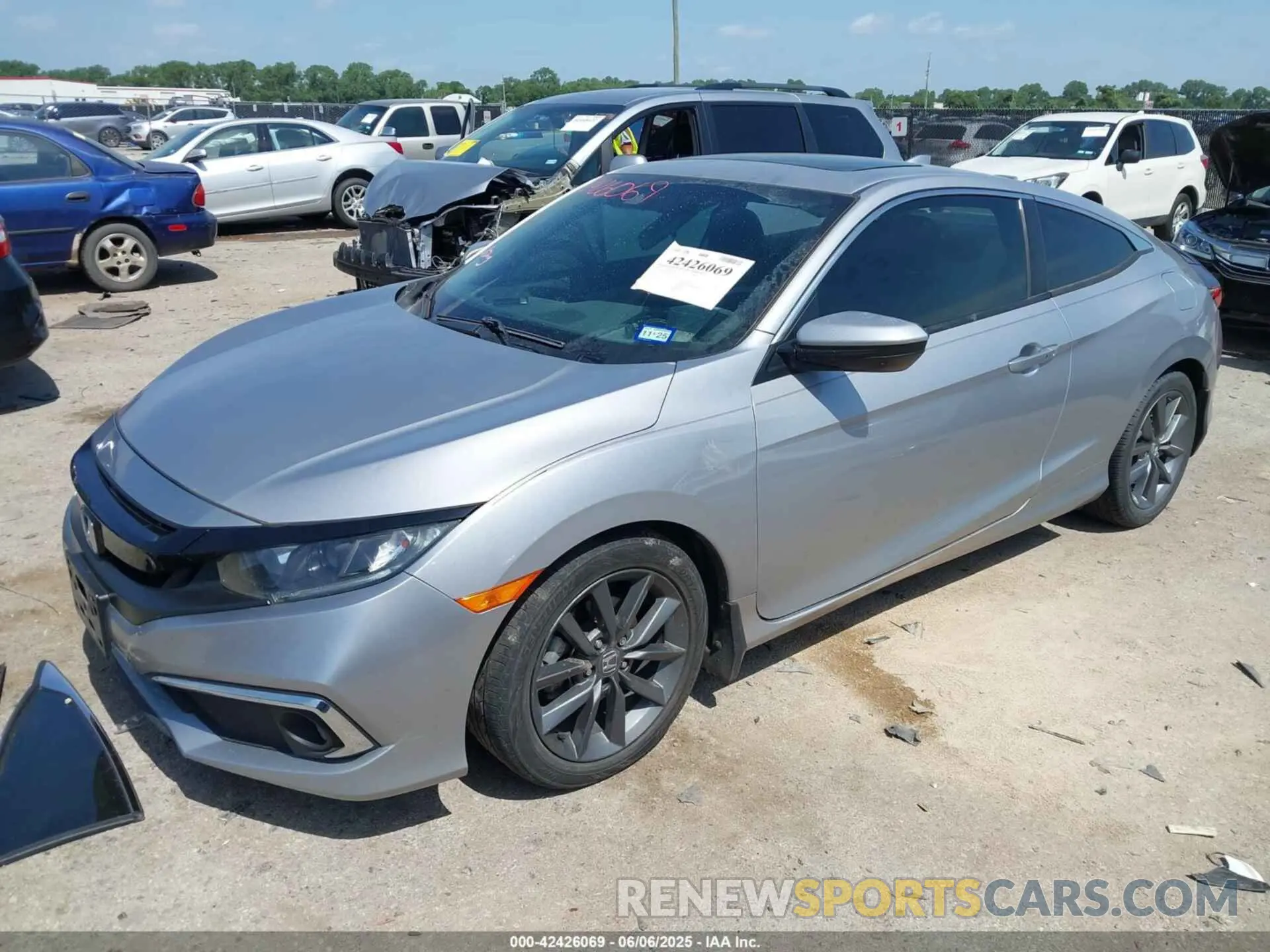 2 Photograph of a damaged car 2HGFC3B30LH350126 HONDA CIVIC 2020