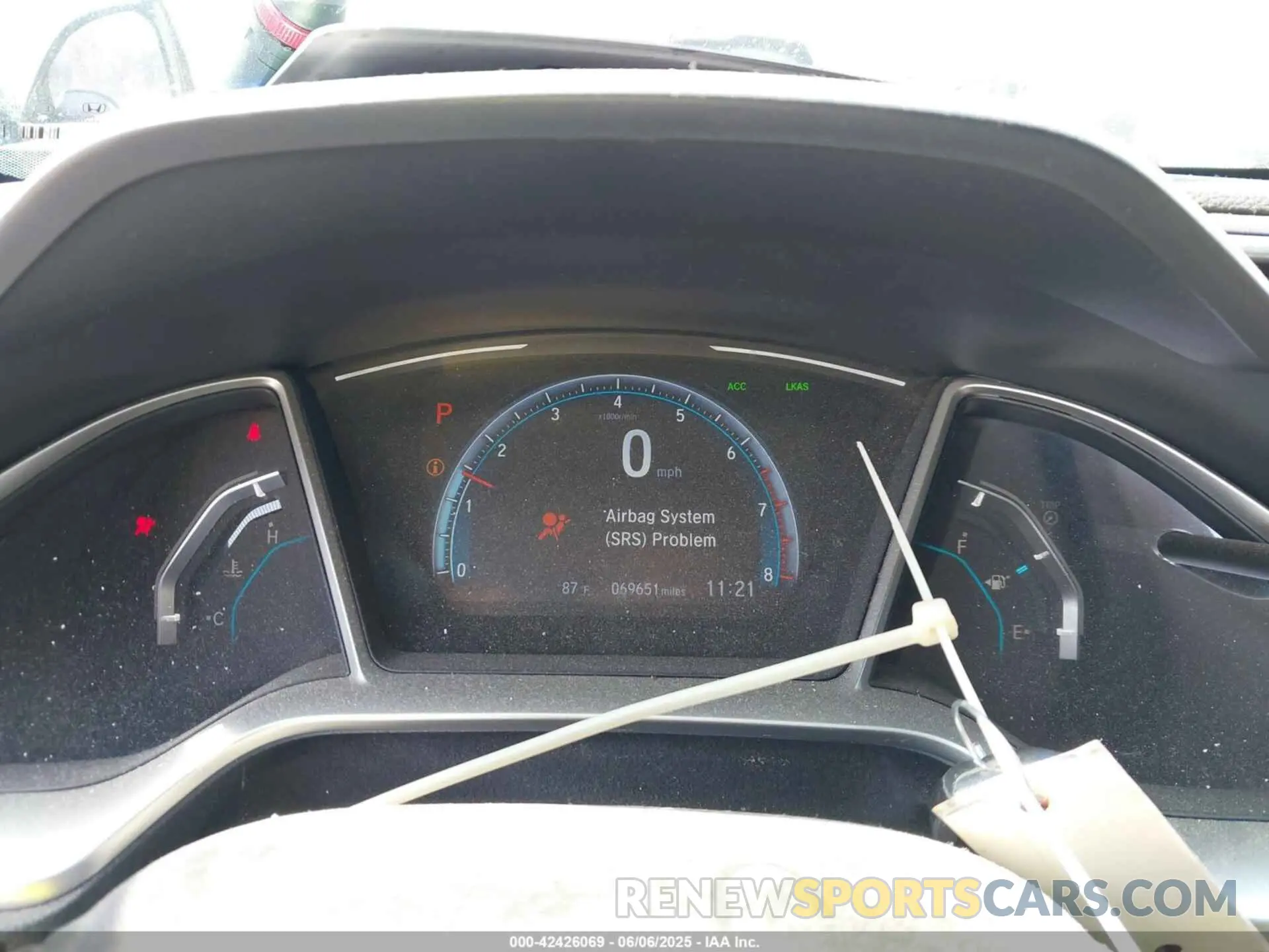 7 Photograph of a damaged car 2HGFC3B30LH350126 HONDA CIVIC 2020