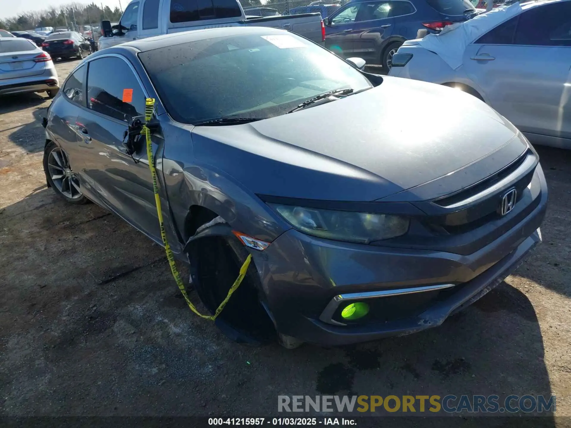 1 Photograph of a damaged car 2HGFC3B32LH350628 HONDA CIVIC 2020