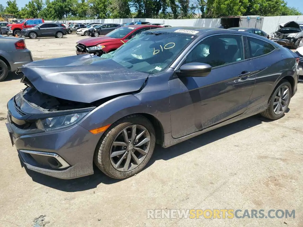 1 Photograph of a damaged car 2HGFC3B32LH353092 HONDA CIVIC 2020