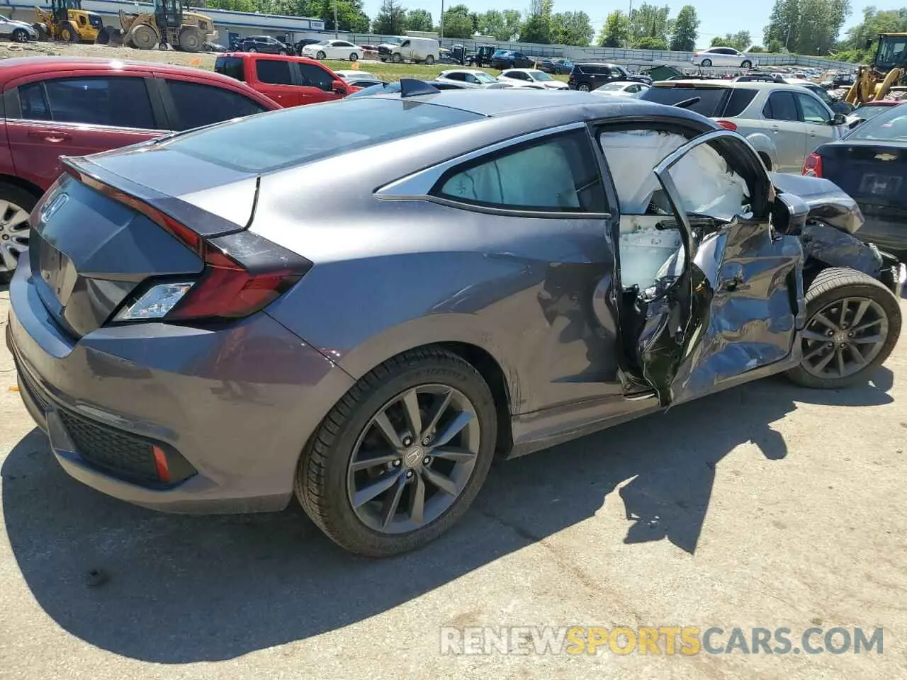 3 Photograph of a damaged car 2HGFC3B32LH353092 HONDA CIVIC 2020